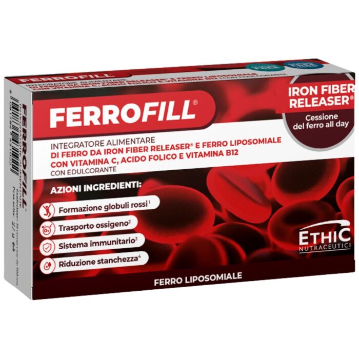 FERROFILL 30 mg | with Iron Fiber Releaser® & Liposomal Iron - Image 1