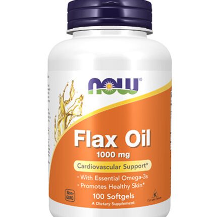 Flax Oil 1000 mg / 100 Softgels