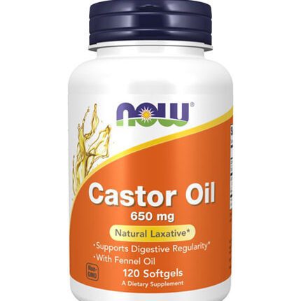 Castor Oil 650 mg / 120Softgels.