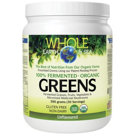 Whole Earth & Sea | 100% Fermented Organic Greens, Unflavored