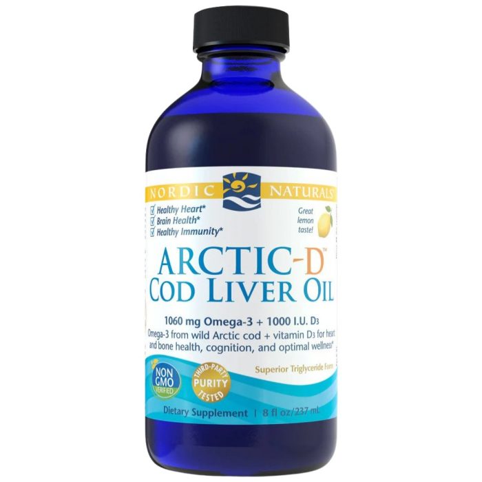 Arctic-D Cod Liver Oil Liquid 850 mg - Image 1