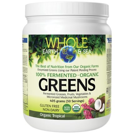 Whole Earth & Sea | 100% Fermented Organic Greens, Tropical