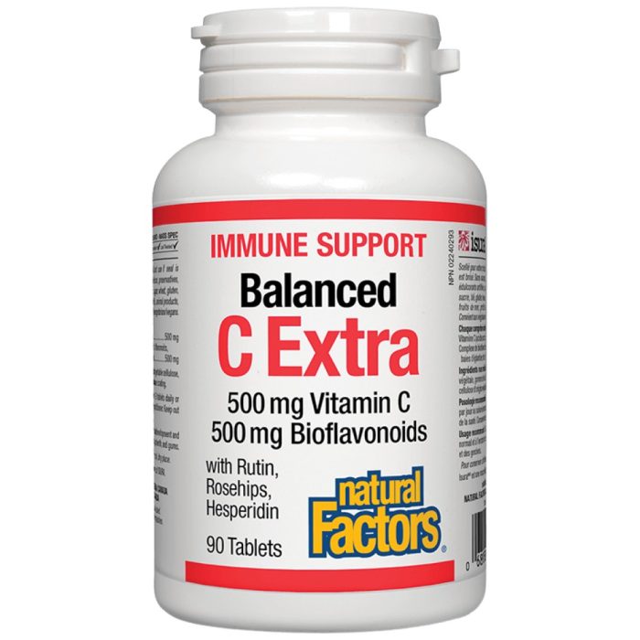 Immune Support Balanced C Extra 500 mg | With Bioflavonoids 500 mg - Image 1