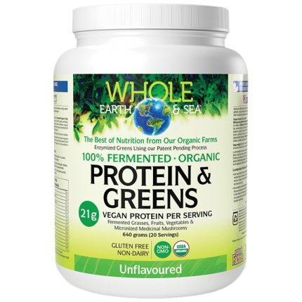 Whole Earth & Sea | 100% Fermented Organic Protein and Greens, Unflavored