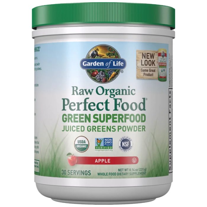 Raw Organic Perfect Food | Green Superfood - Apple - Image 1