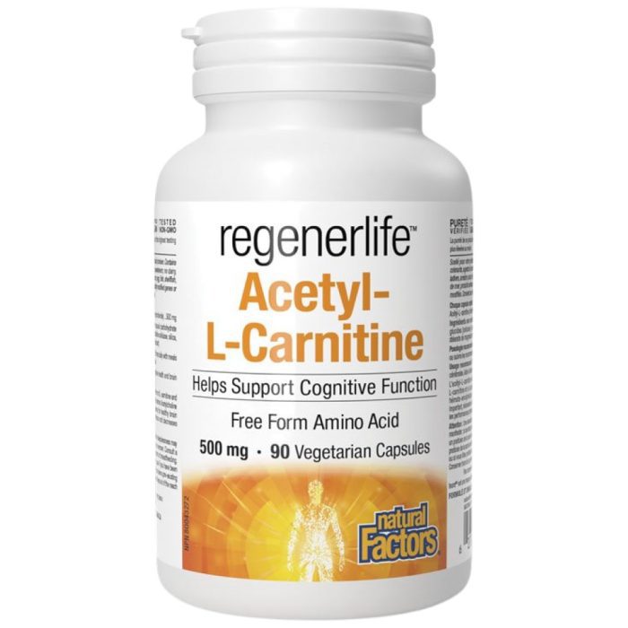 Regenerlife™ Acetyl L-Carnitine 500 mg - Image 1