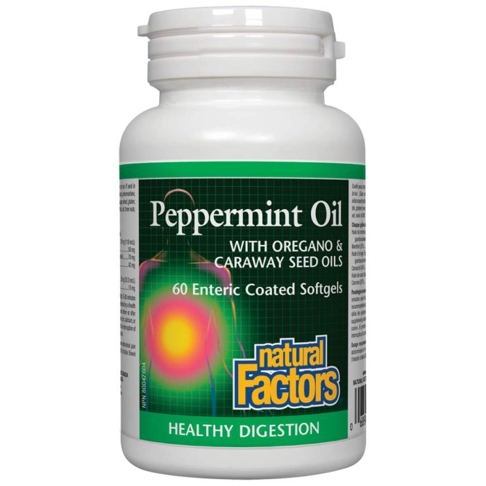 Peppermint Oil with Oregano & Caraway Seed Oils 200 mg - Image 1