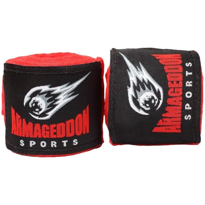 Boxing Hand Wraps 4.5 m - Red / Боксови бинтове 4.5 м - Red - Image 1