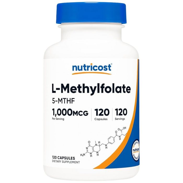 L-Methylfolate 1000 mcg - Image 1
