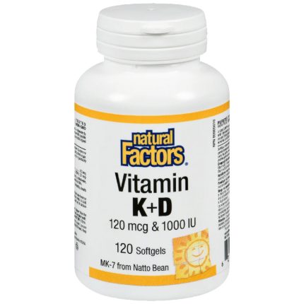 Vitamin K2 120 mcg | D3 1000 IU