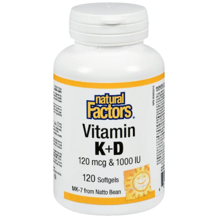 Vitamin K2 120 mcg | D3 1000 IU - Image 1