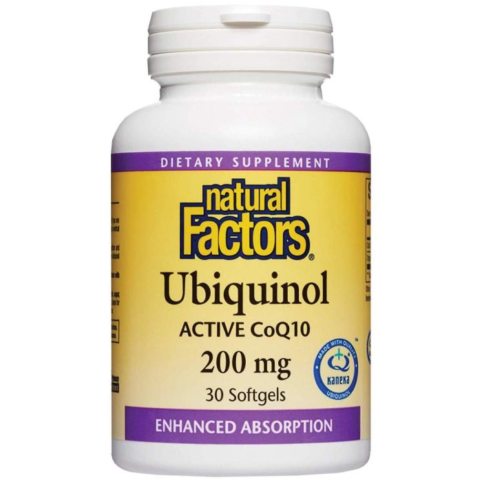 Ubiquinol Active CoQ10 200 mg - Image 1