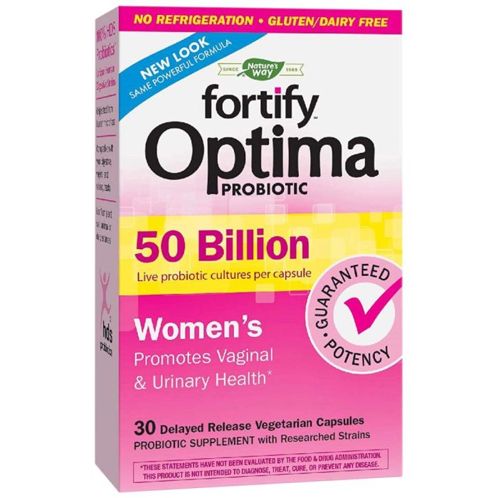 Fortify Optima Women`s 90 Billion Active Probiotics - Image 1