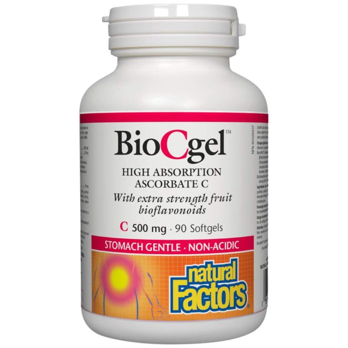 BioCgel High Absorption Ascorbate Vitamin C 500 mg - Image 1