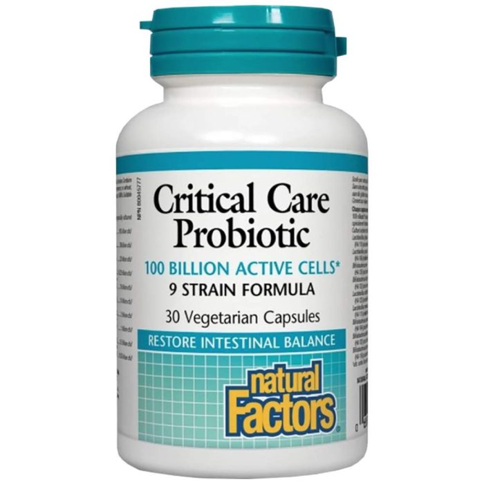 Critical Care Probiotic 100 Billion Active Cells, 9 Strain Formula - Image 1