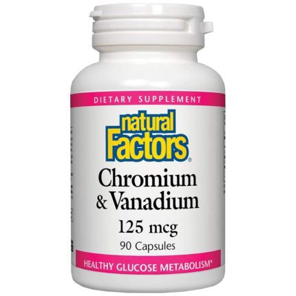 Chromium and Vanadium 125 mcg