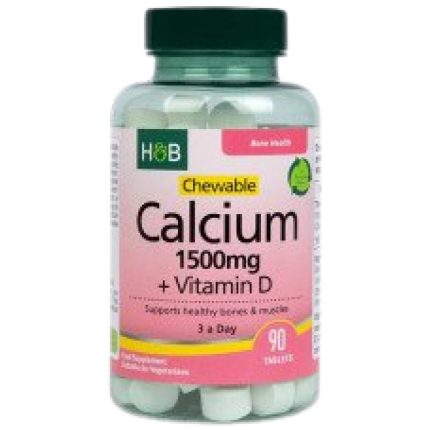 Chewable Calcium 1500 mg + Vitamin D