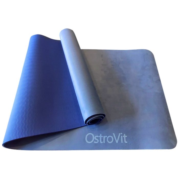 Exercise Yoga Mat with Plush Microfiber | Тренировъчна постелка за йога с покритие от плюшен микрофибър - Image 1