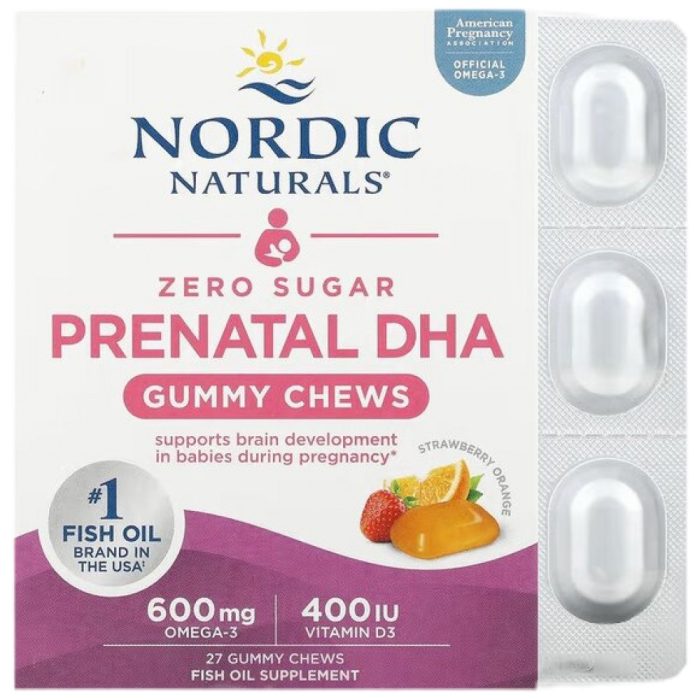 Prenatal DHA Gummy Chews 600 mg - Image 1