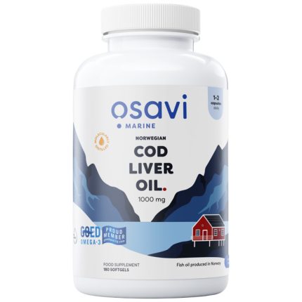 Norwegian Cod Liver Oil 1000 mg | Lemon Flavored