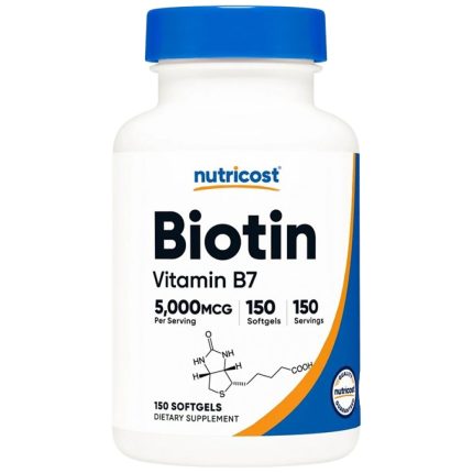 Biotin 5000 mcg | with Coconut Oil Softgels