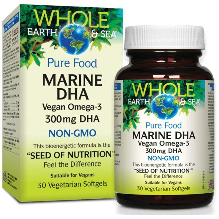 Marine DHA Vegan Omega 3 NON-GMO - Image 1
