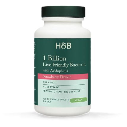 Live Friendly Bacteria | With 1 Billion Acidophilus Chewable