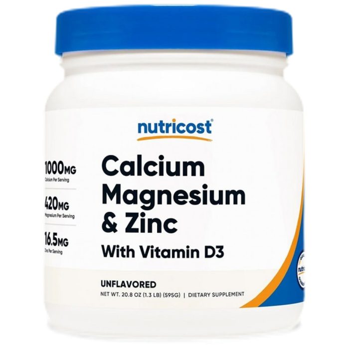 Calcium, Magnesium & Zinc + Vitamn D-3 Powder - Image 1