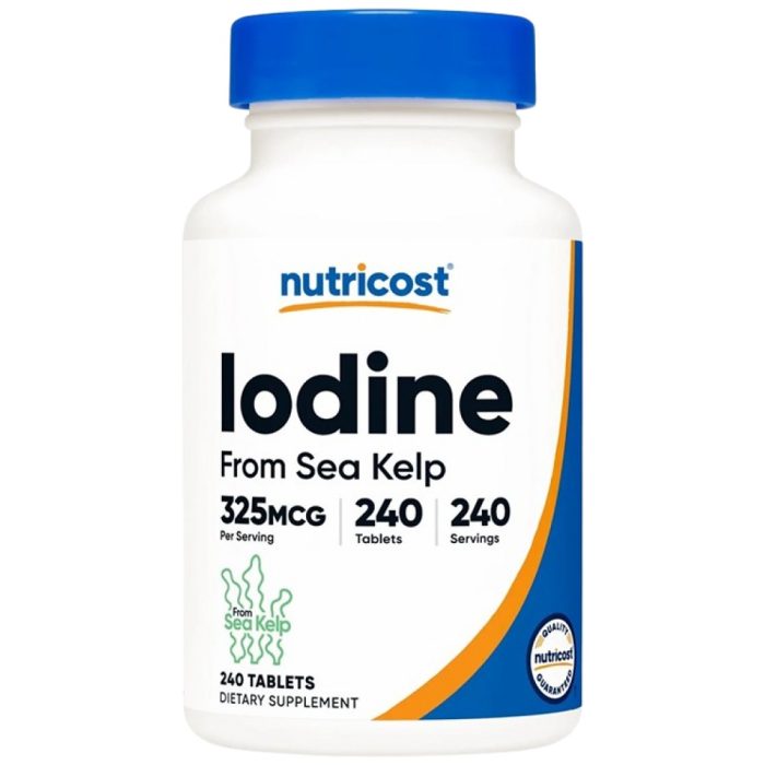 Iodine 325 mcg | From Sea Kelp - Image 1