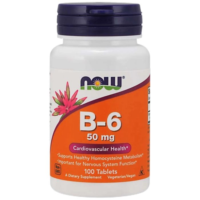 Vitamin B-6 / Pyridoxine 50 mg - Image 1