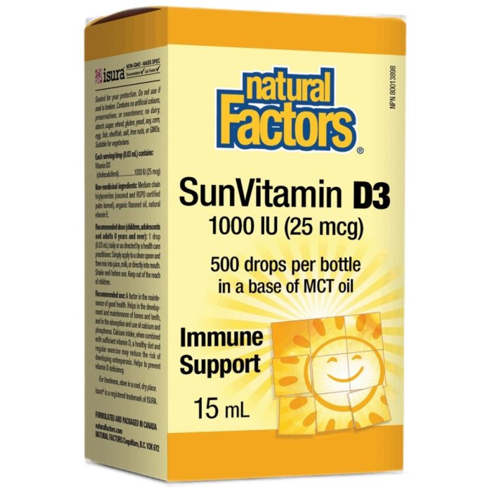 Vitamin D3 1000 IU Drops - Image 1