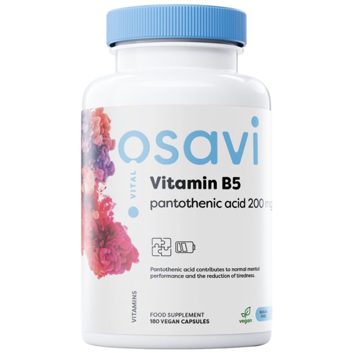 Vitamin B5 | Pantothenic Acid 200 mg - Image 1