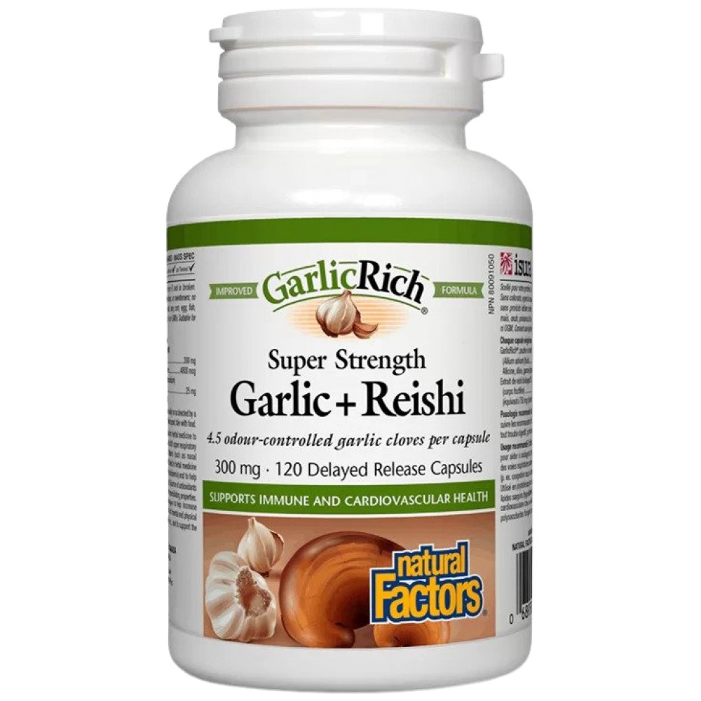 1-118a77c-1000x1000 GarlicRich® Super Strength | Garlic Plus Reishi - Image 1