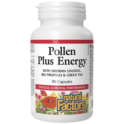 Pollen Plus Energy | With Siberian Ginseng, Bee Propolis and Green Tea