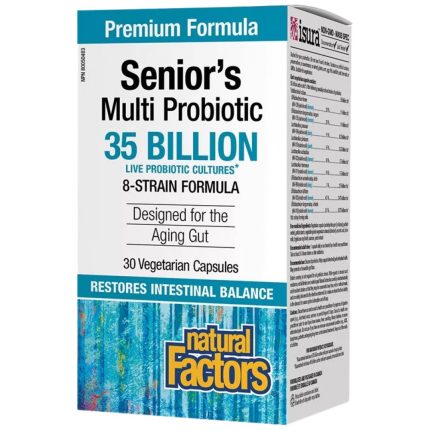 Senior’s Multi Probiotic | 35 Billion Live Cultures, 8 Strains