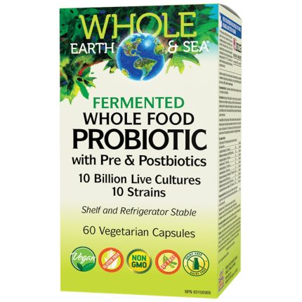 Probiotic with Pre & Postbiotics | 10 Billion Live Cultures, 10 Strains