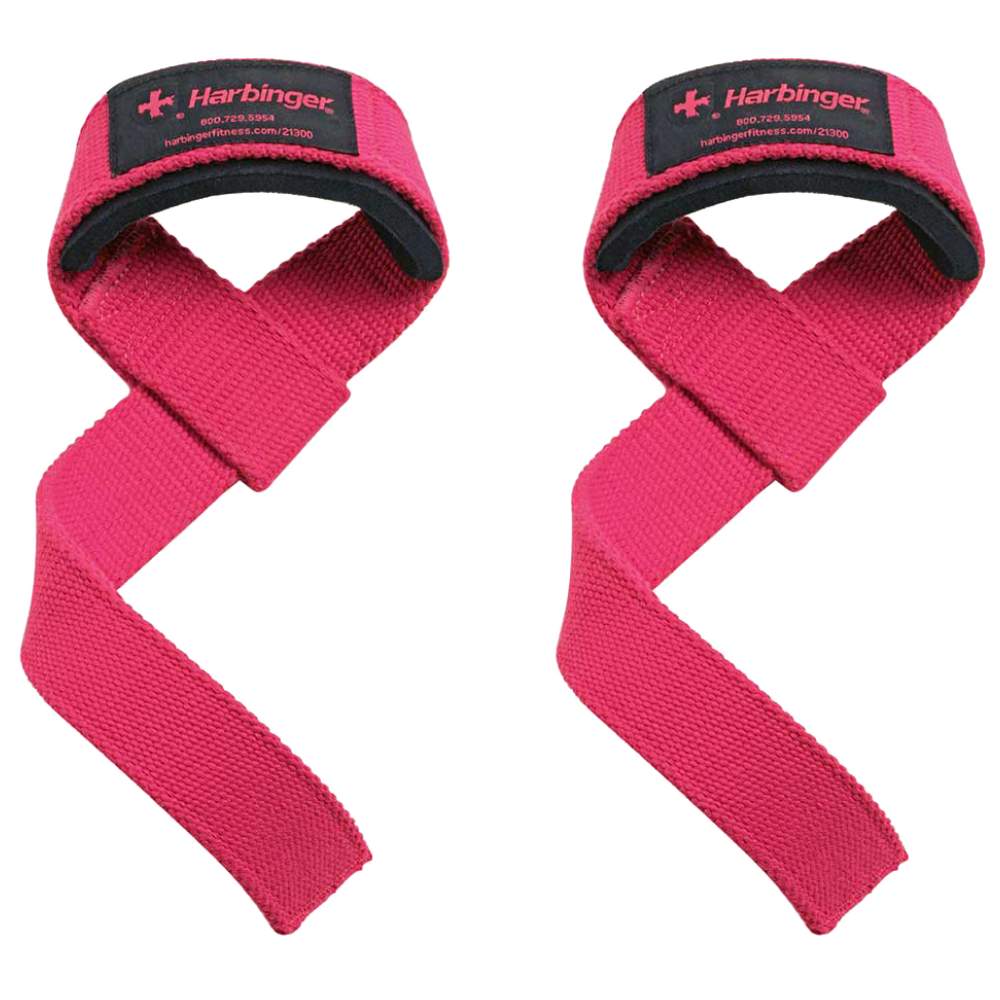 21307WomensPaddedCottonLiftingStrapsPinkProduct1080-6564452-white-1000w Дамски Фитили с подложка - Pink - Image 1