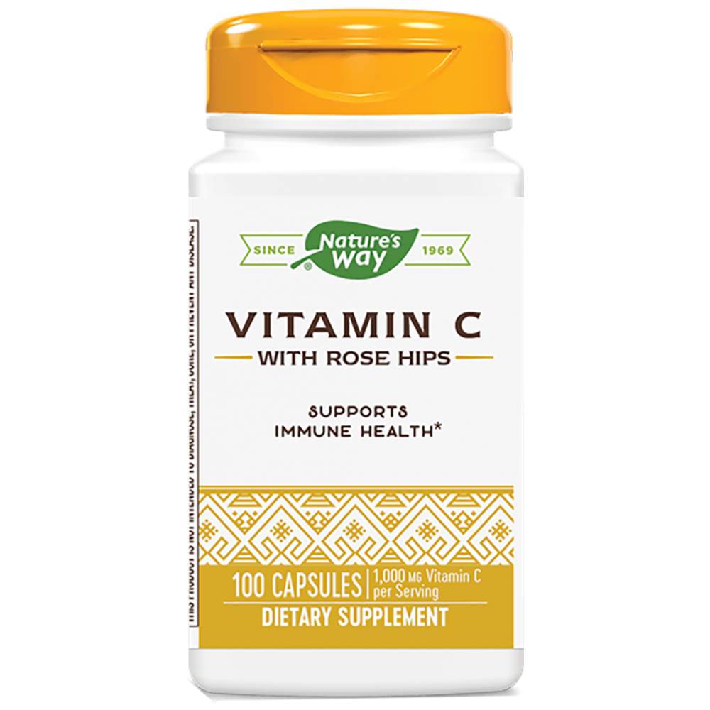 40310-19cf2b8-white-1000w Vitamin C with Rose Hips 500 mg - Image 1