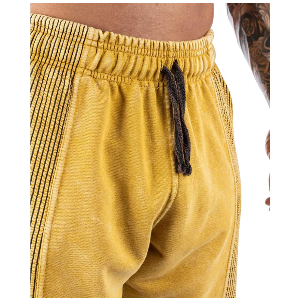 6407-864_405_legal_power_lp_limits_short_yellow_5_1a071270-8928-425b-a63f-16cb8374e1751-94ffcda-1000x1000xwhite Legal Power Stone Wash Shorts Ottobos / Шорти за трениране / Жълти - Yellow - Image 1