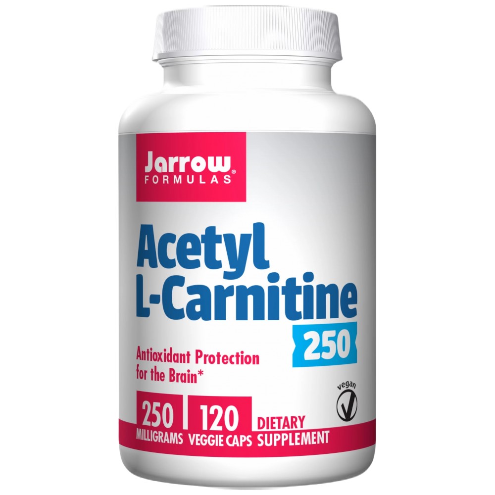 Jarrow-Formulas-Acetyl-L-Carnitine-250-mg-Antioxidant-Protection-for-the-Brain-120-Caps_bf4267d0-cbe0-48ce-bce0-53f42a4b1073_1.08e9985799baf52bc7764055e87131f8-16ab4cf-1000x1000 Acetyl L-Carnitine 250 mg - Image 1