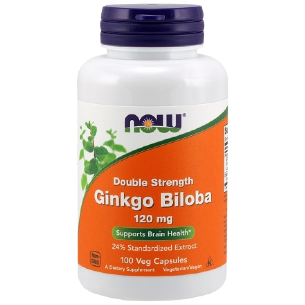 NOW-Ginkgo-Biloba-Double-Strength-120mg-100-Veg-Capsules-6dbfae0-1000x1000 Ginkgo Biloba 120 mg / Double Strength - Image 1