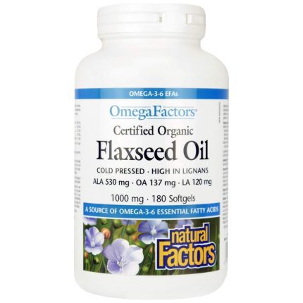 Certified Organic Flaxseed Oil