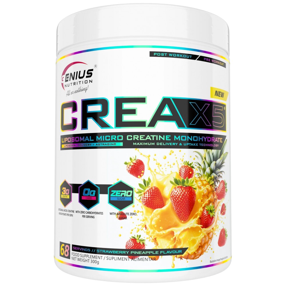 crea-crea-x5-foodsuplement-strawberry-pineapple-300g-genius-nutrition-whitebg_2000x-7c12267-1000x1000xwhite CREA-X5 Liposomal - Image 1