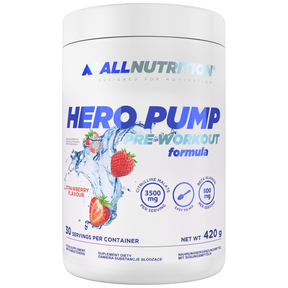 crop_AllHeroPumpPreWorkout420gstrawberry-1a96766-1000x1000 Hero Pump | Stim-Free Pre-Workout Formula - Image 1