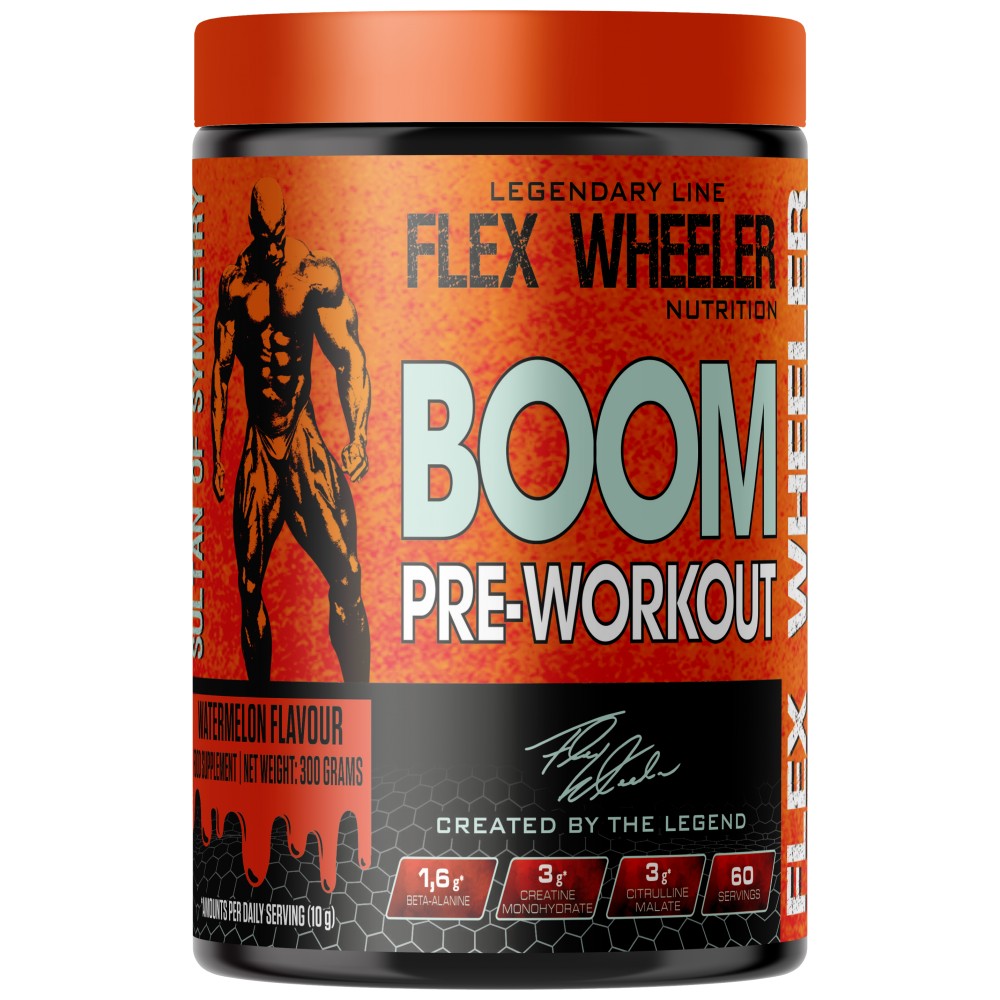 flexwheelerboomwatermelon01-4cc8b2f-1000x1000xwhite BOOM Pre-Workout Formula - Image 1
