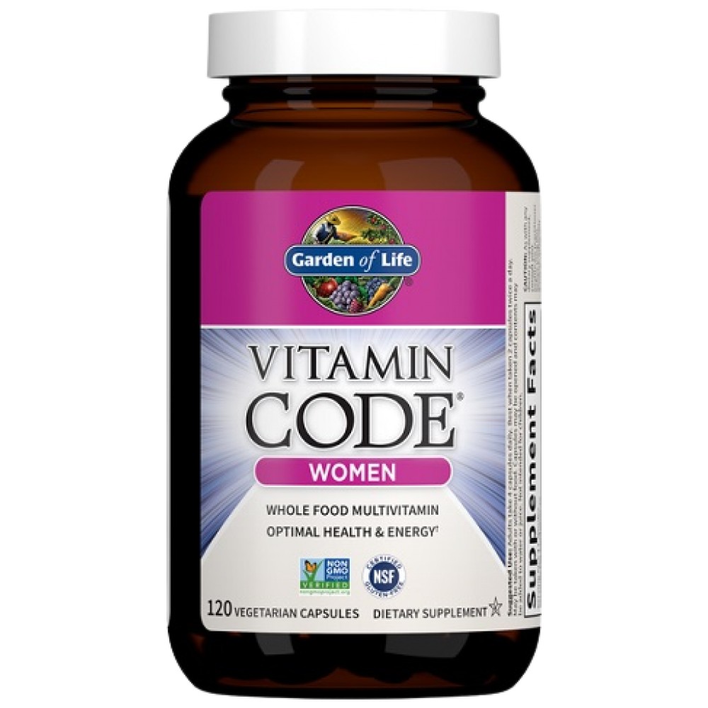 gardenoflifevitamincodewomen120vegcapsules2-b58868a-1000x1000xwhite Vitamin Code / Women - Image 1