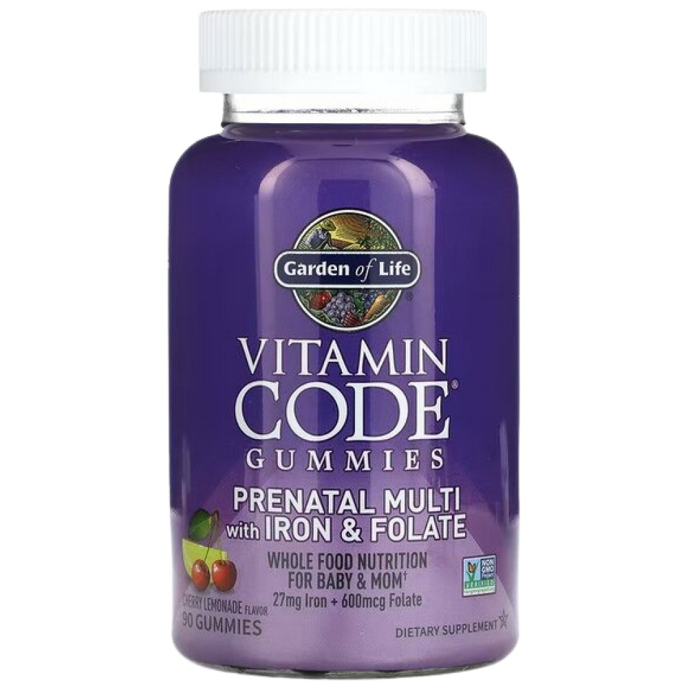 image_2024-01-23_65af91c4a9886-ee01bac-1000x1000 Vitamin Code Prenatal Multi with Iron & Folate Gummies - Image 1