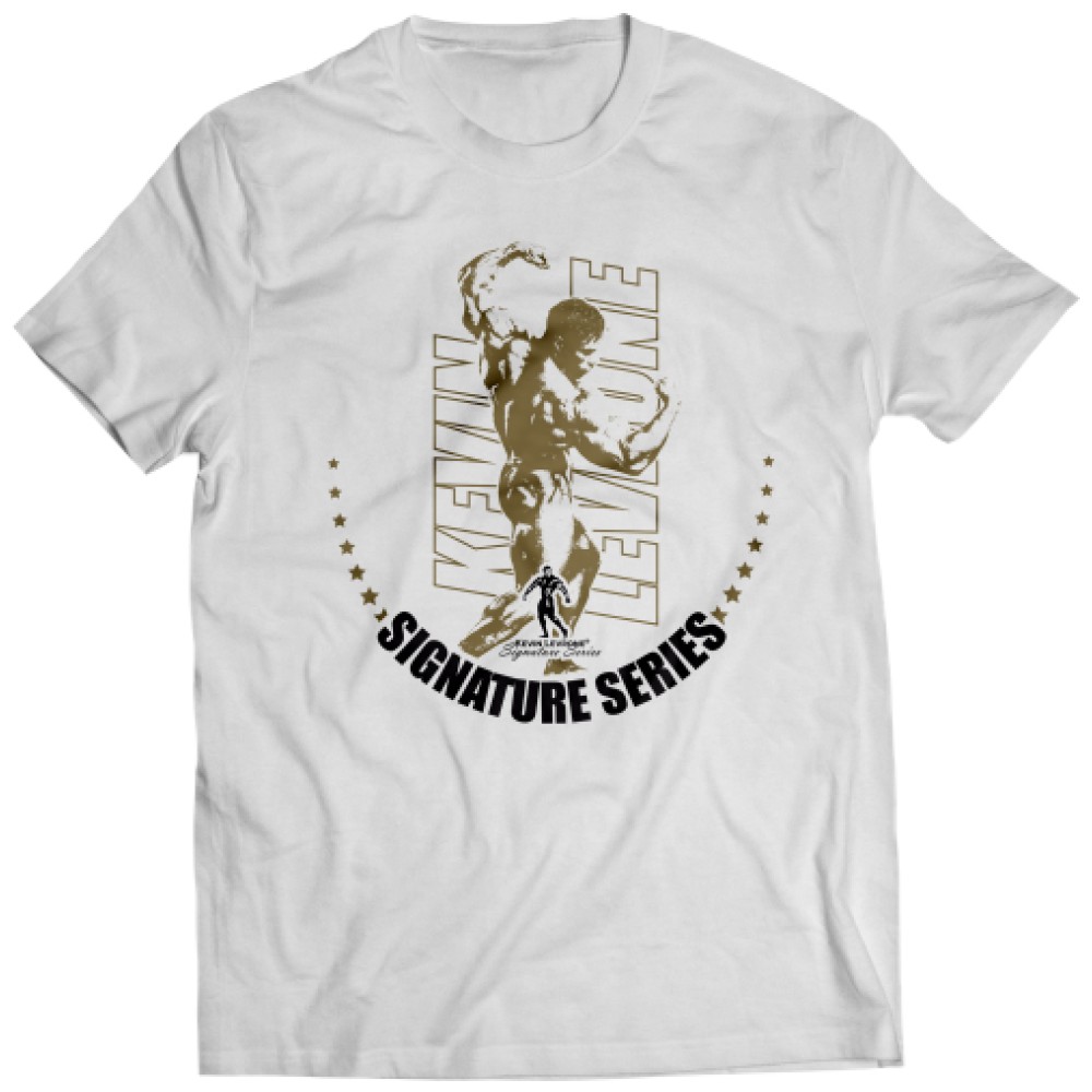levrone-t-shirt-white-gold-logo-170-g-63504bc-1000x1000 Kevin Levrone T-Shirt | White-Gold - Image 1