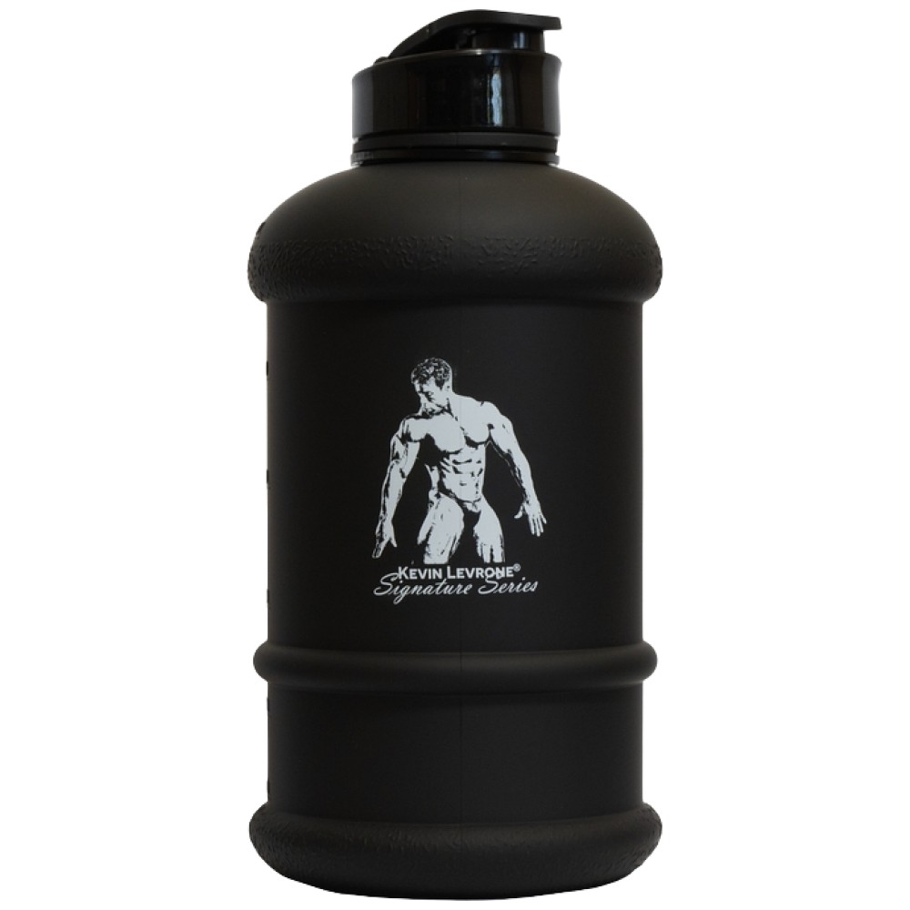 levrone-water-jug-blackwhite-13-l-97e8f53-1000x1000 Kevin Levrone Water Jug | Black Cap - Image 1