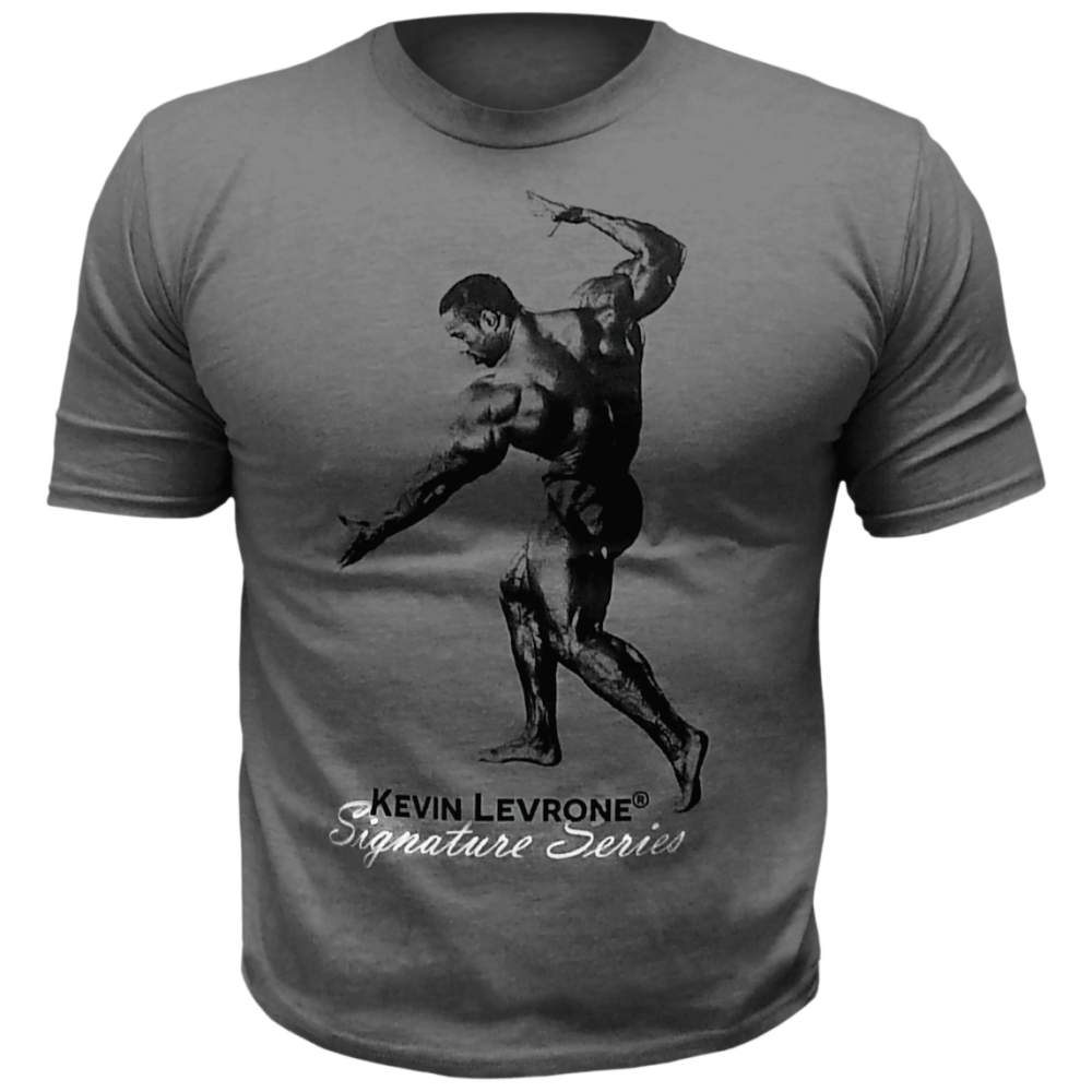 levrone_tshirt_darkgrey-0f08855-white-1000w Kevin Levrone T-Shirt / Dark Grey - Image 1